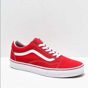 Vans Old Skool shoes red/white